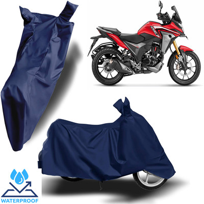 ROYAL AUTO MART Waterproof Two Wheeler Cover for Honda(CB, Blue)