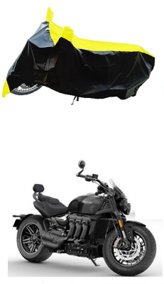 VESMEI Two Wheeler Cover for Triumph(Rocket III, Yellow)
