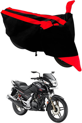 Mdstar Waterproof Two Wheeler Cover for Hero(CBZ, Red, Black)