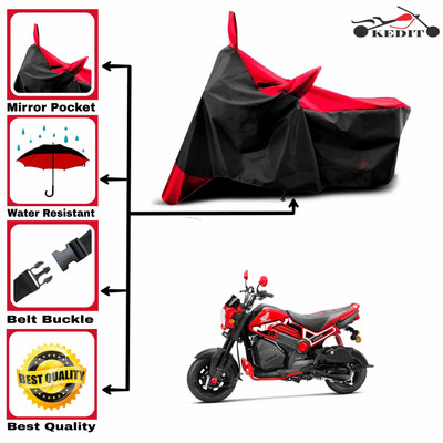 AASHTIK MART Two Wheeler Cover for Honda(Navi, Red, Black)