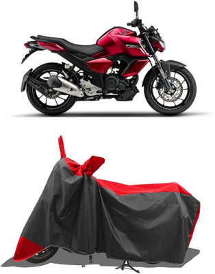 GROFATIK Two Wheeler Cover for Yamaha(FZ-S Fi Version 3.0 BS6, Red)