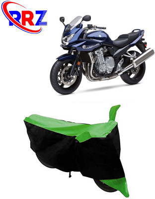 RRZ Waterproof Two Wheeler Cover for Suzuki(Bandit, Black, Green)