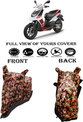Amexride Two Wheeler Cover for Aprilia(SR 160, Multicolor)
