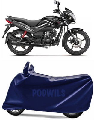 PODWILS Two Wheeler Cover for Hero(Passion, Blue)