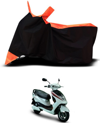 VESMEI Two Wheeler Cover for Okinawa(R30 electric scooter, Orange)