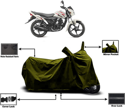 Amexride Two Wheeler Cover for Suzuki(Hayate, Green)
