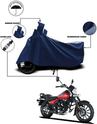 DeepShakshi AUTOMOTIVE Waterproof Two Wheeler Cover for Bajaj(Avenger 160 Street, Blue)