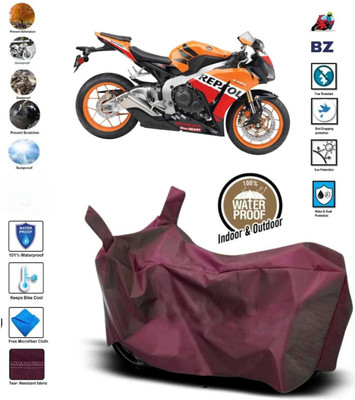 DeepShakshi AUTOMOTIVE Waterproof Two Wheeler Cover for Honda(CBR 250R, Maroon)