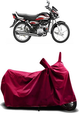 AASHTIK AMRT Two Wheeler Cover for Hero(HF Deluxe i3s, Maroon)