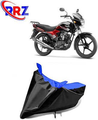 RRZ Waterproof Two Wheeler Cover for Yamaha(YBR 110, Black, Blue)