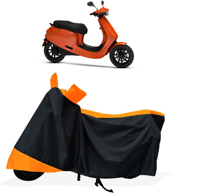 Tricway Two Wheeler Cover for Ola(Electric Scooter, Orange)