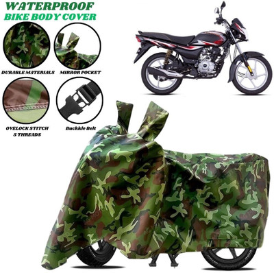 SRP PRODUCT Waterproof Two Wheeler Cover for Bajaj(Platina 110, Green)