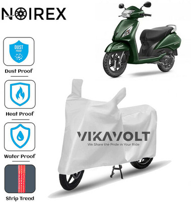 NOIREX Waterproof Two Wheeler Cover for TVS(Jupiter, Silver)