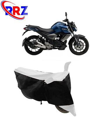 RRZ Waterproof Two Wheeler Cover for Yamaha(FZ-S FI, Black, White)