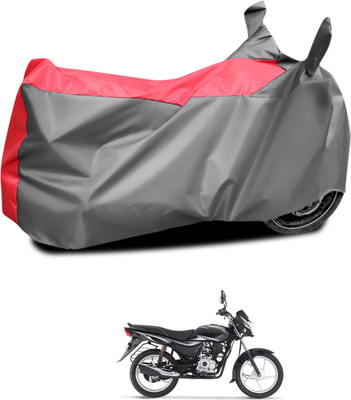 CODOKI Waterproof Two Wheeler Cover for Bajaj(Platina 100, Grey, Red)