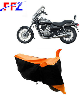 FFZ Waterproof Two Wheeler Cover for Bajaj(Avenger 220 DTS-i, Black, Orange)