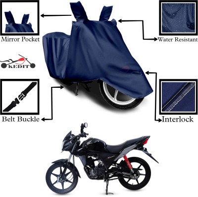 KEDIT Two Wheeler Cover for Universal For Bike(CB Twister, Blue)