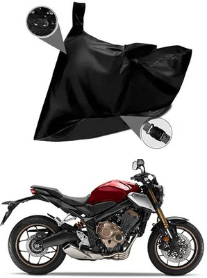 KEDIT Two Wheeler Cover for Honda(CBR 650F, Black)