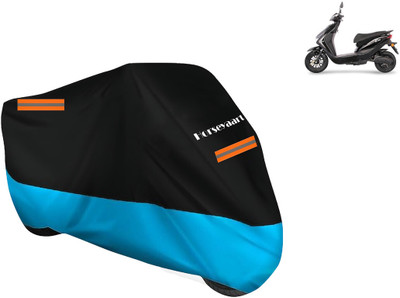Horseyaart Waterproof Two Wheeler Cover for Ampere(Reo Elite BS6, Blue)