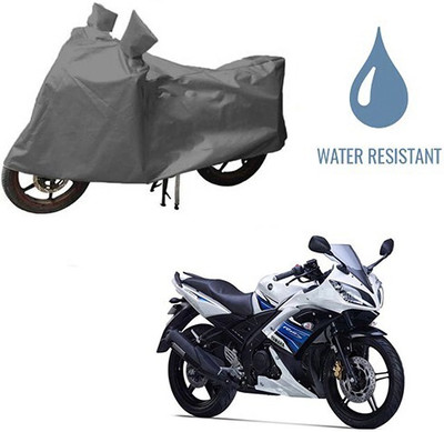 DeepShakshi AUTOMOTIVE Waterproof Two Wheeler Cover for Yamaha(YZF R15 S, Grey)