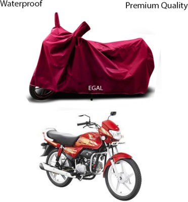 EGAL Waterproof Two Wheeler Cover for Hero(HF Deluxe, Maroon)