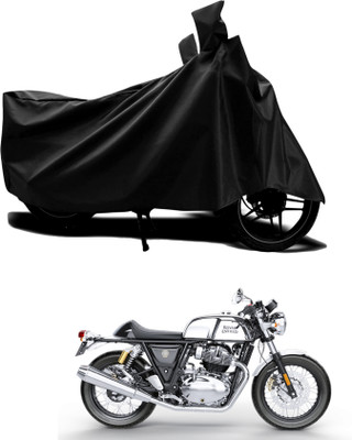 KEDIT Two Wheeler Cover for Royal Enfield(Continental GT 650, Black)