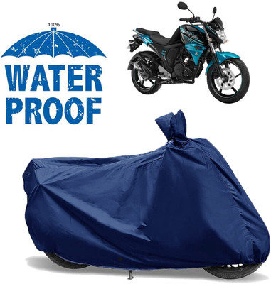 OliverX Waterproof Two Wheeler Cover for Yamaha(FZ S FI New, Blue)