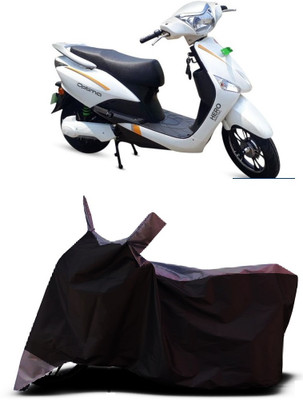 OliverX Waterproof Two Wheeler Cover for Hero(Electric Optima BS6, Grey)