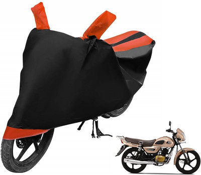 Auto Hub Two Wheeler Cover for TVS(Radeon, Orange)