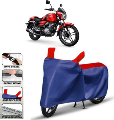 DeepShakshi AUTOMOTIVE Waterproof Two Wheeler Cover for Bajaj(V15, Red)