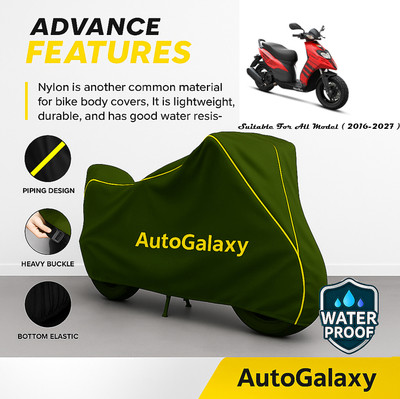 AutoGalaxy Waterproof Two Wheeler Cover for Aprilia(Storm 125, Green)