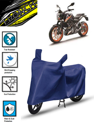 FRONCH Waterproof Two Wheeler Cover for KTM(200 Duke, Blue)