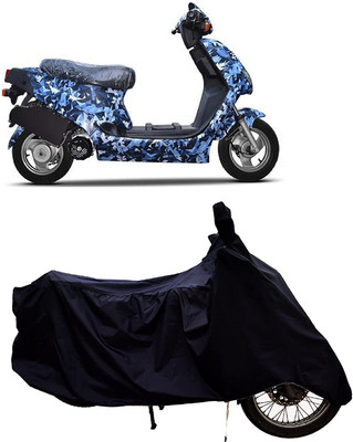 KEDIT Two Wheeler Cover for Hero(Electric AXLHE-20, Black)