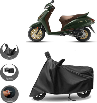 WMIZEXA Waterproof Two Wheeler Cover for Honda(Activa 6G, Black)