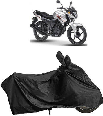 MMSSTAR Waterproof Two Wheeler Cover for Yamaha(SZ R, Black)