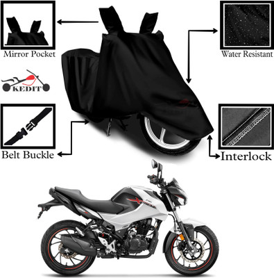 KEDIT Two Wheeler Cover for Hero(Motocorp Xtreme 160 R, Black)