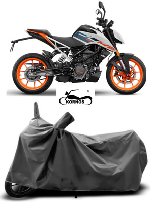 KORNOS Two Wheeler Cover for KTM(125 Duke BS6, Grey)