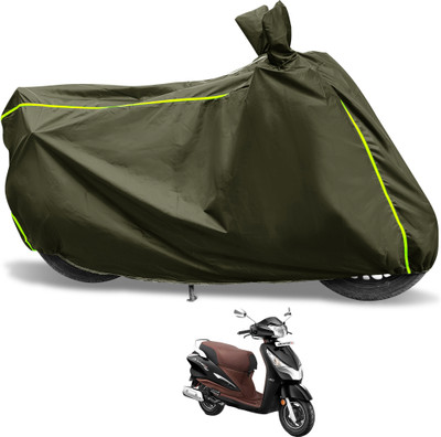Euro Care Waterproof Two Wheeler Cover for Hero(Destini 125, Green)