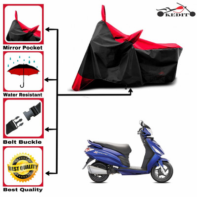 DeepShakshi AUTOMOTIVE Two Wheeler Cover for Hero(MotoCorp Maestro Edge 125, Red, Black)
