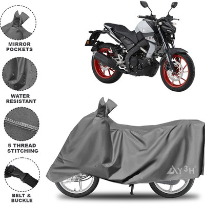 Y3H Waterproof Two Wheeler Cover for Yamaha(MT 15, Grey)