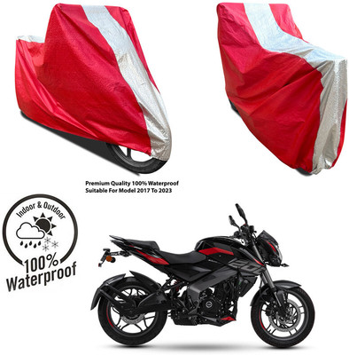 AUTOCAD Waterproof Two Wheeler Cover for Honda(Livo BS6, Silver, Red)