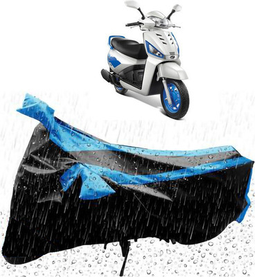 Mdstar Waterproof Two Wheeler Cover for Mahindra(Gusto 125, Blue)
