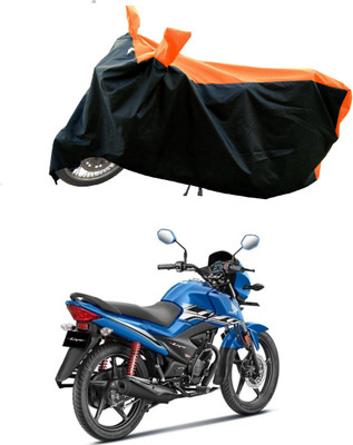 Mdstar Waterproof Two Wheeler Cover for Honda(Livo BS6, Orange)