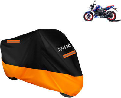 Juvdoxj Waterproof Two Wheeler Cover for TVS(Apache RTR 165 RP, Orange)