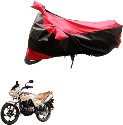 Mdstar Waterproof Two Wheeler Cover for LML(Freedom, Black, Red)