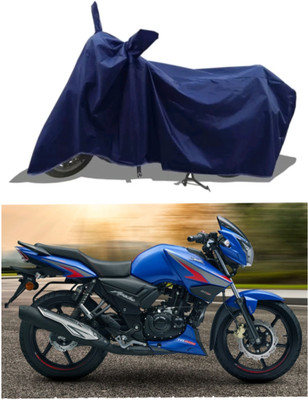 Mdstar Waterproof Two Wheeler Cover for TVS(Apache RTR 160 4V, Blue)
