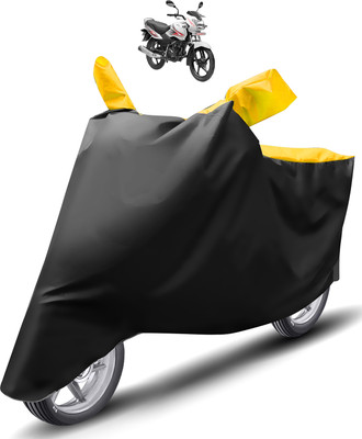 Caronix Two Wheeler Cover for TVS(Sport, Yellow)