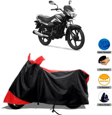 HWSXQAE Waterproof Two Wheeler Cover for TVS(Sport BS6, Red)