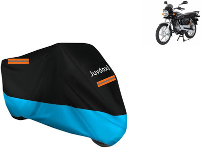 Juvdoxj Waterproof Two Wheeler Cover for Bajaj(Boxer AT, Blue)