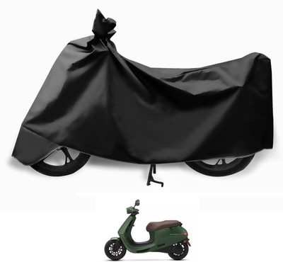 Auto Hub Two Wheeler Cover for Ola(Black)
